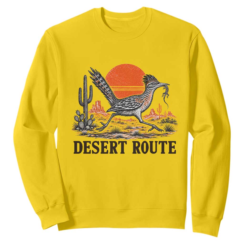Arizona Roadrunner Bird Desert Landscape Cactus Sweatshirt TS14 Daisy Print Your Wear