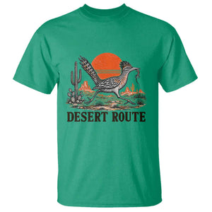 Arizona Roadrunner Bird Desert Landscape Cactus T Shirt TS14 Irish Green Print Your Wear