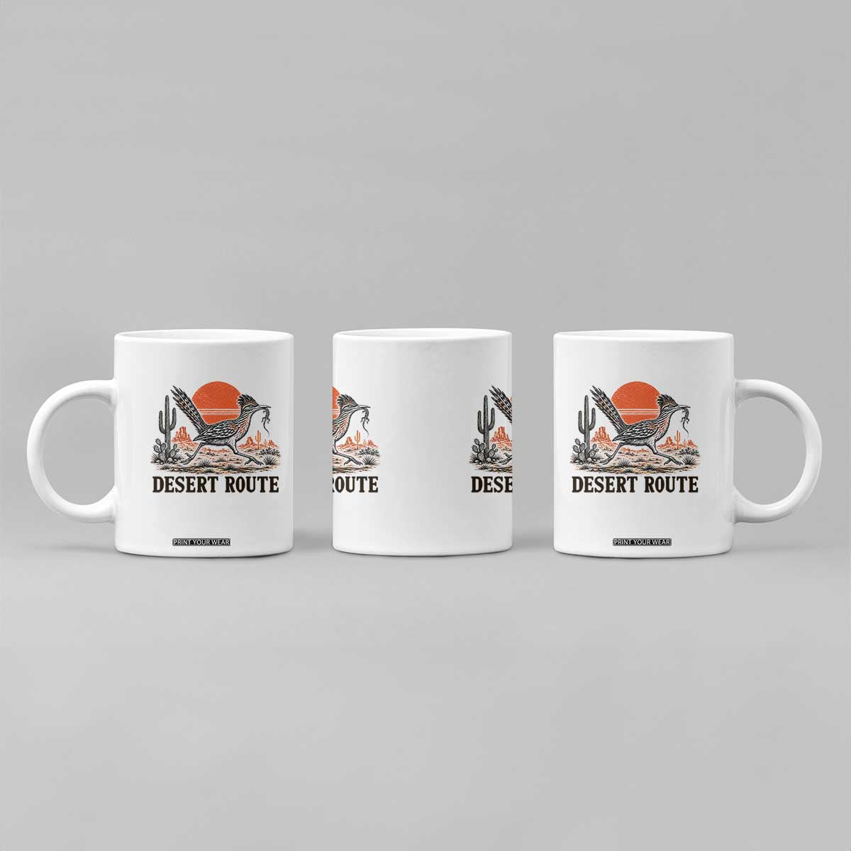 Arizona Roadrunner Bird Desert Landscape Cactus Coffee Mug TS14 Print Your Wear
