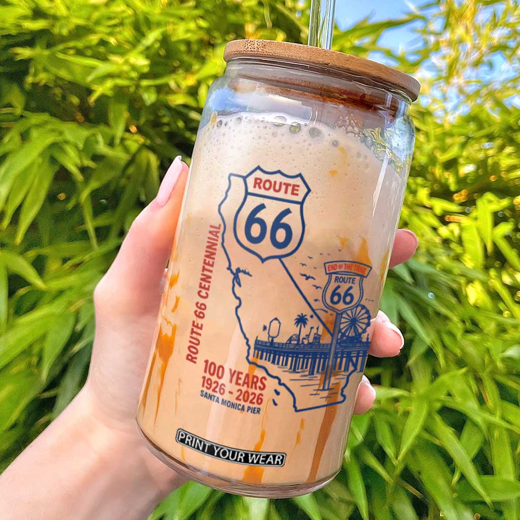 Route Highway 66 Santa Monica End of the Trail Glass Can California Road Trip Travel 100th Anniversary 2026