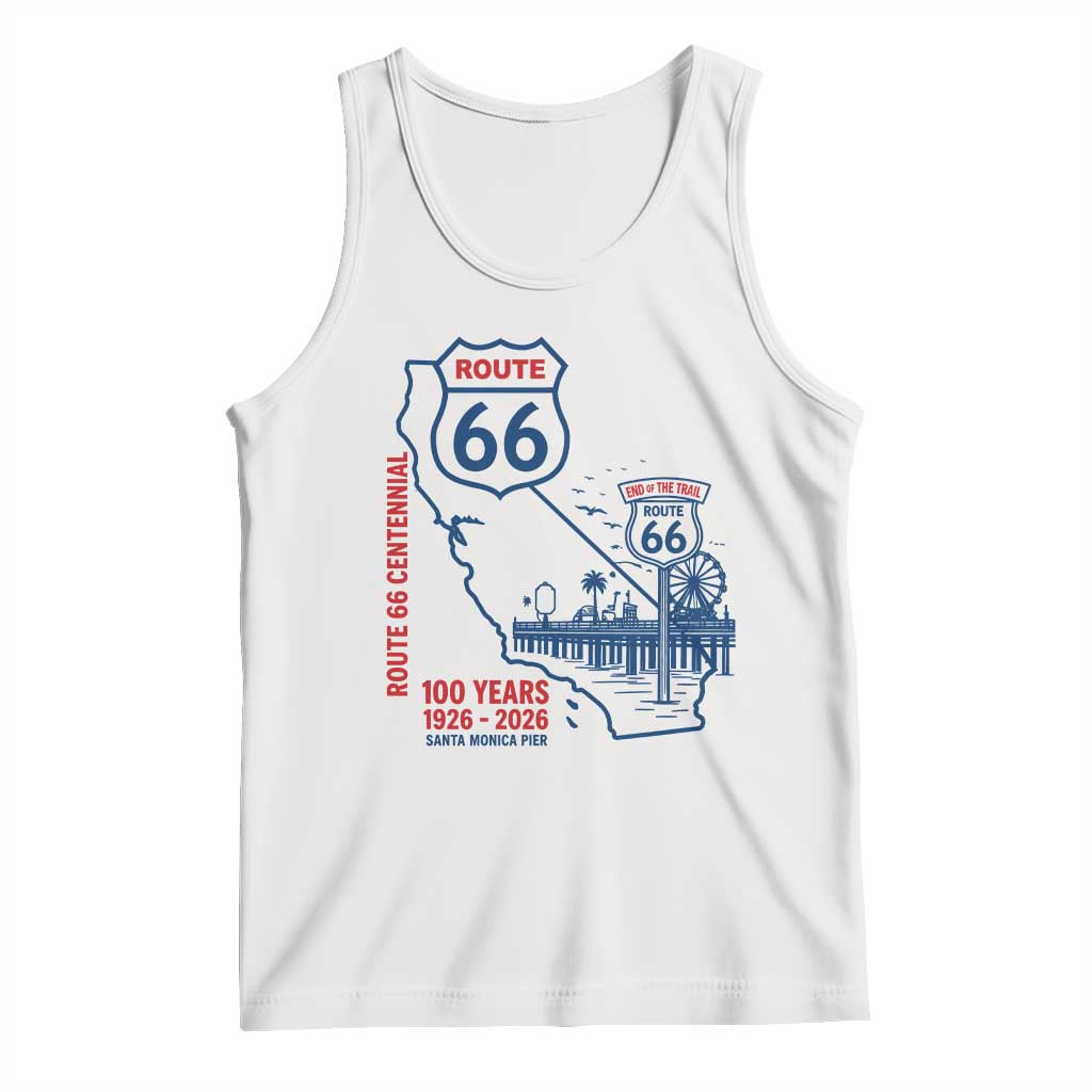 Route Highway 66 Santa Monica End of the Trail Tank Top California Road Trip Travel 100th Anniversary 2026