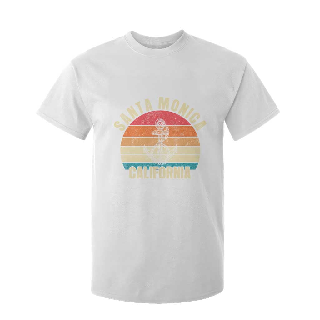 Santa Monica CA California Sunset Beach Souvenir Travel T Shirt For Kid
