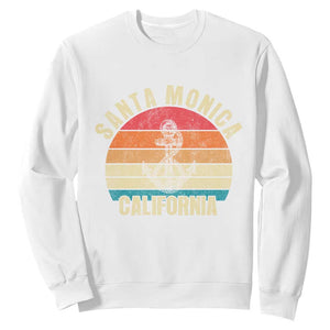 Santa Monica CA California Sunset Beach Souvenir Travel Sweatshirt