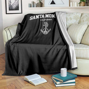 Santa Monica CA California Travel Souvenir Throw Blanket TS14 Print Your Wear