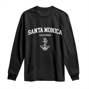 Santa Monica CA California Travel Souvenir Long Sleeve Shirt TS14 Black Print Your Wear