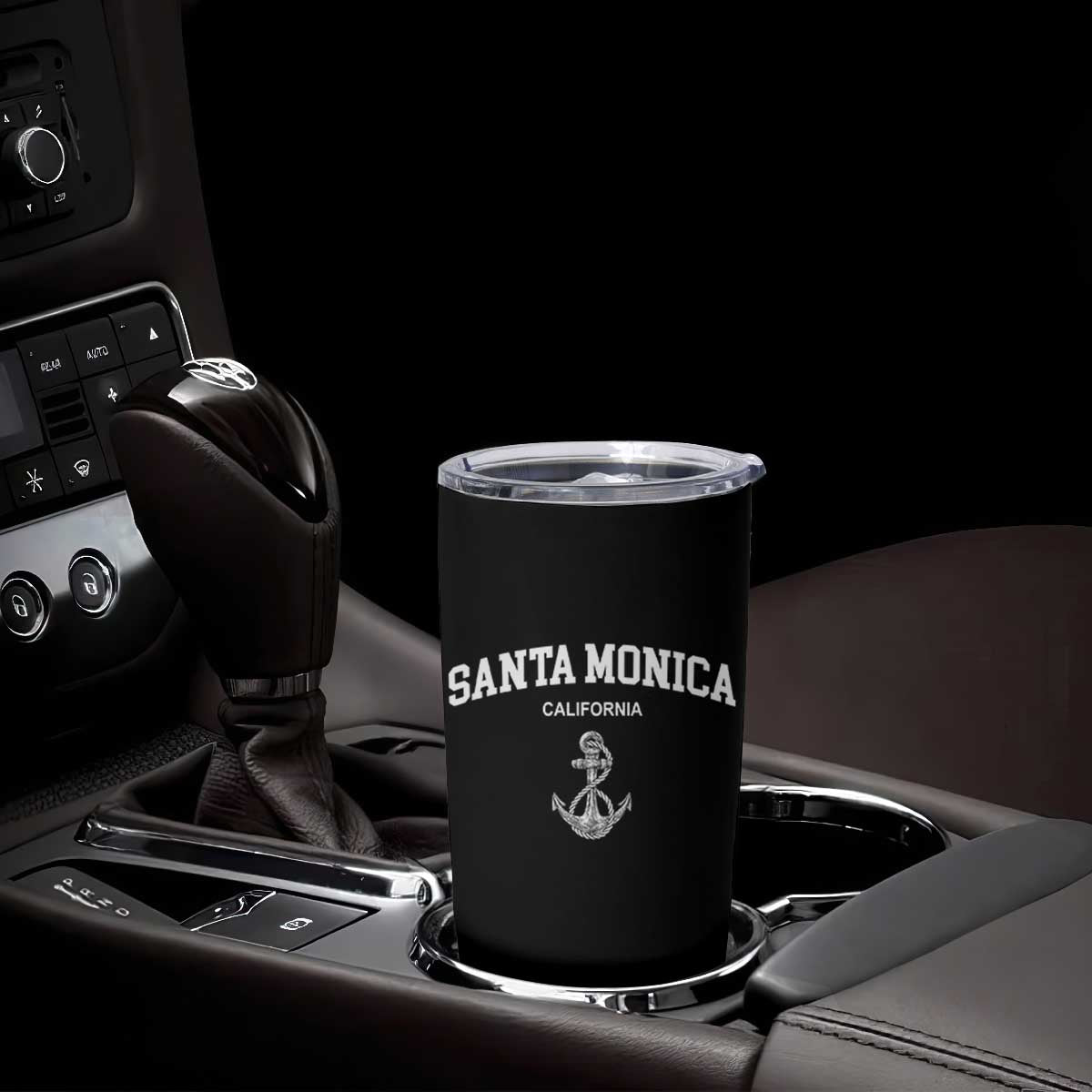 Santa Monica CA California Travel Souvenir Tumbler Cup TS14 Print Your Wear