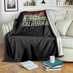 Retro California Beach Shirt, Vintage Cali Sunset Tee Throw Blanket TS14 Print Your Wear