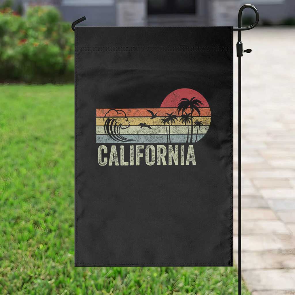 Retro California Beach Shirt, Vintage Cali Sunset Tee Garden Flag TS14 Print Your Wear