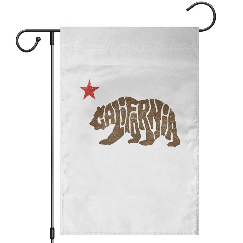 California The Golden State Bear Flag San Francisco Garden Flag