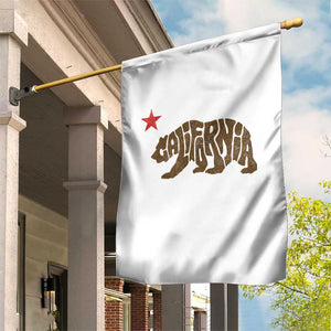 California The Golden State Bear Flag San Francisco Garden Flag