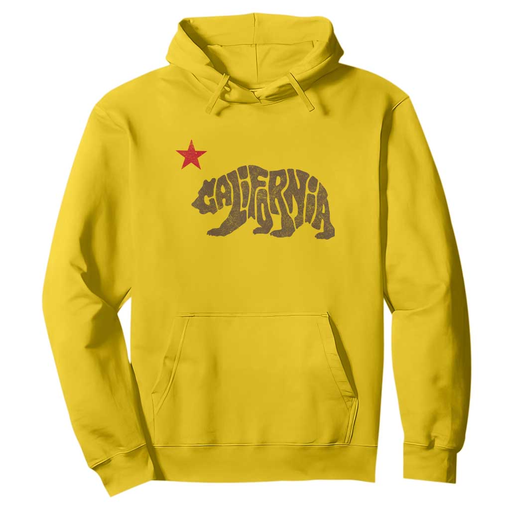 California The Golden State Bear Flag San Francisco Hoodie