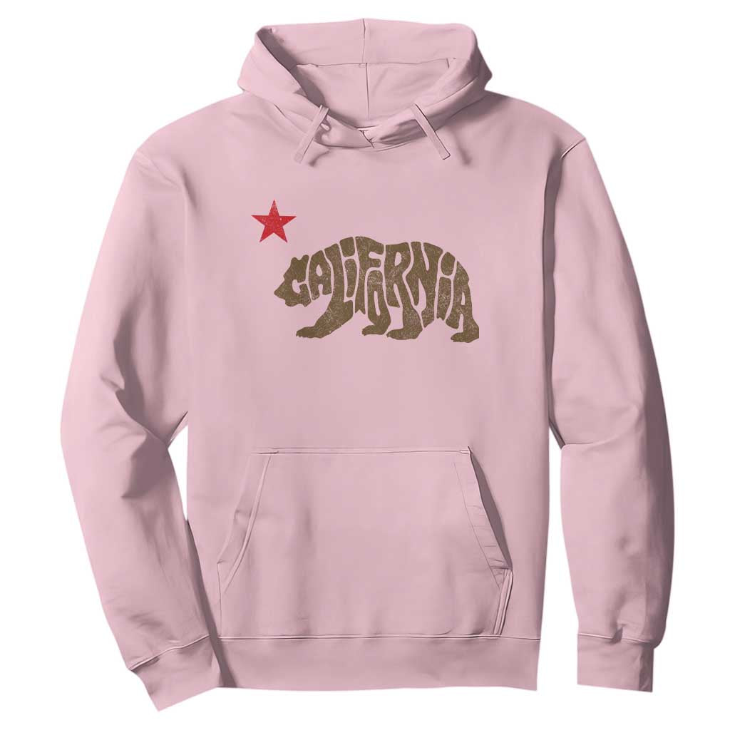 California The Golden State Bear Flag San Francisco Hoodie