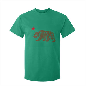 California The Golden State Bear Flag San Francisco T Shirt For Kid