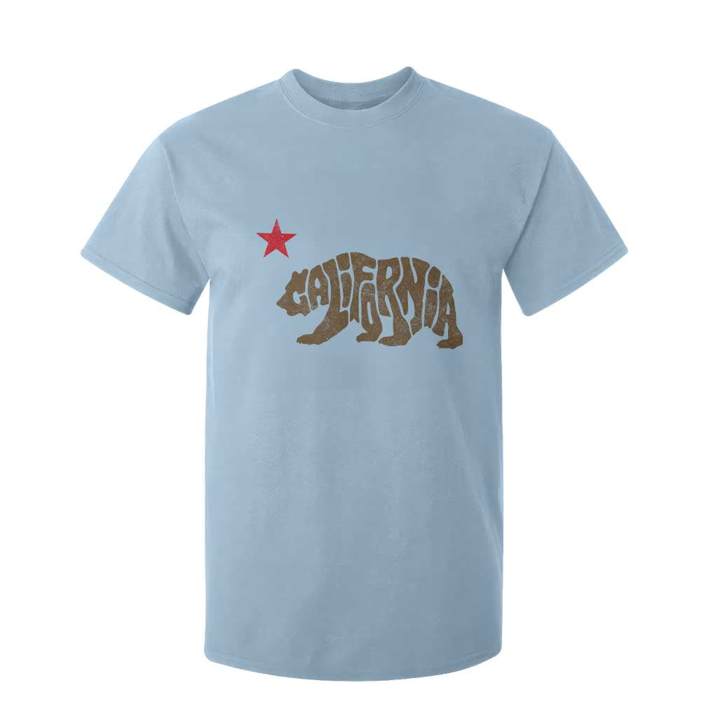 California The Golden State Bear Flag San Francisco T Shirt For Kid