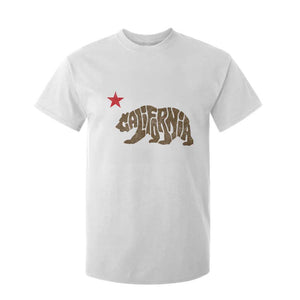 California The Golden State Bear Flag San Francisco T Shirt For Kid