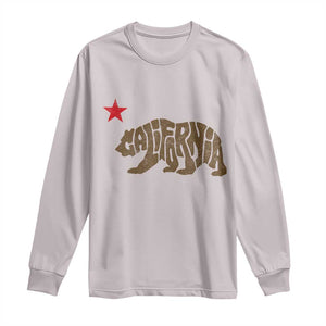 California The Golden State Bear Flag San Francisco Long Sleeve Shirt