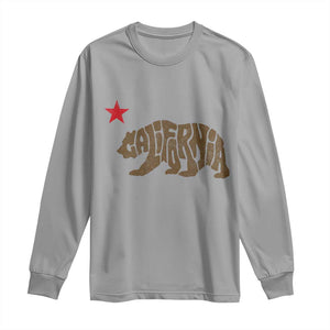 California The Golden State Bear Flag San Francisco Long Sleeve Shirt