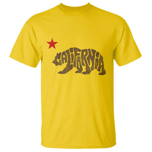 California The Golden State Bear Flag San Francisco T Shirt