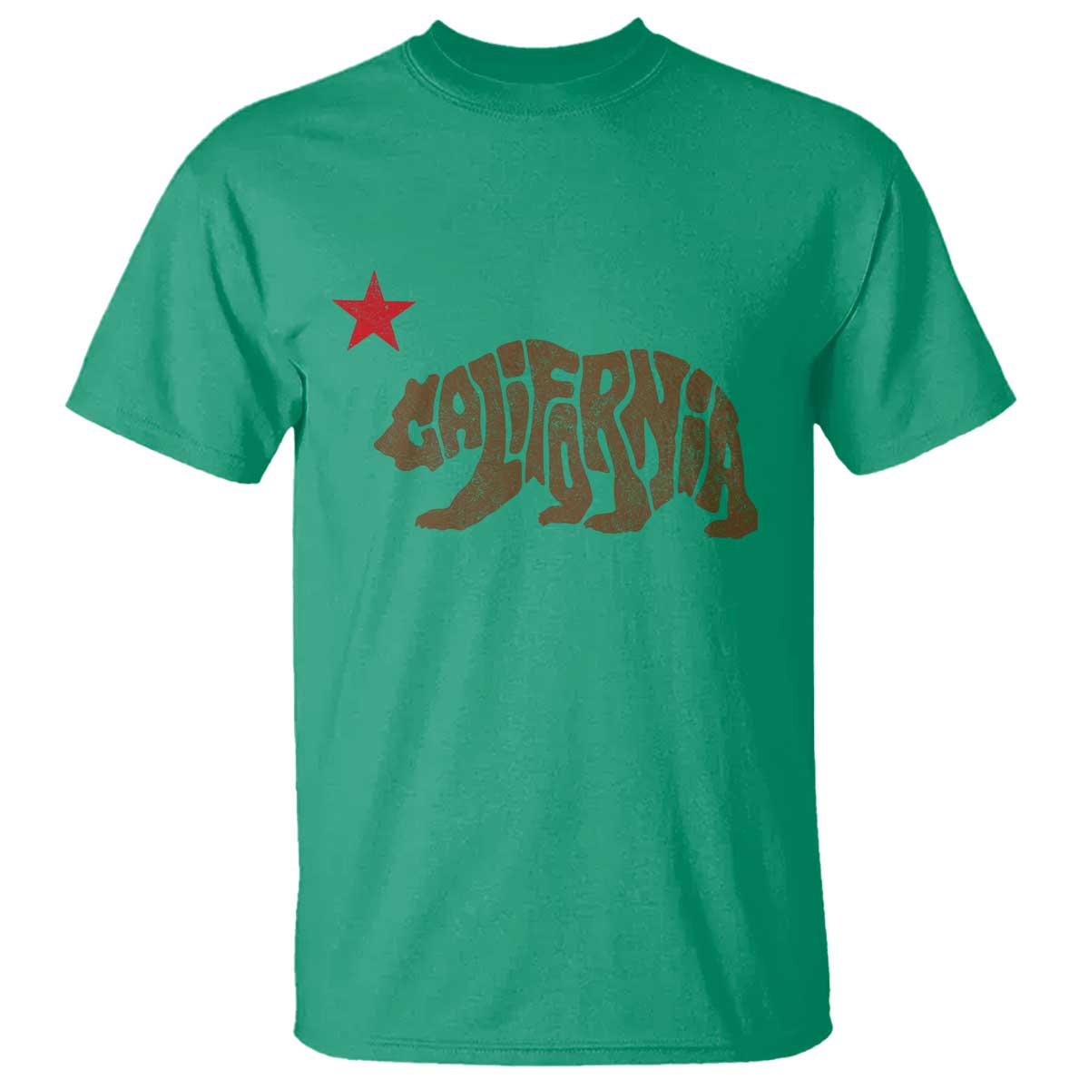 California The Golden State Bear Flag San Francisco T Shirt