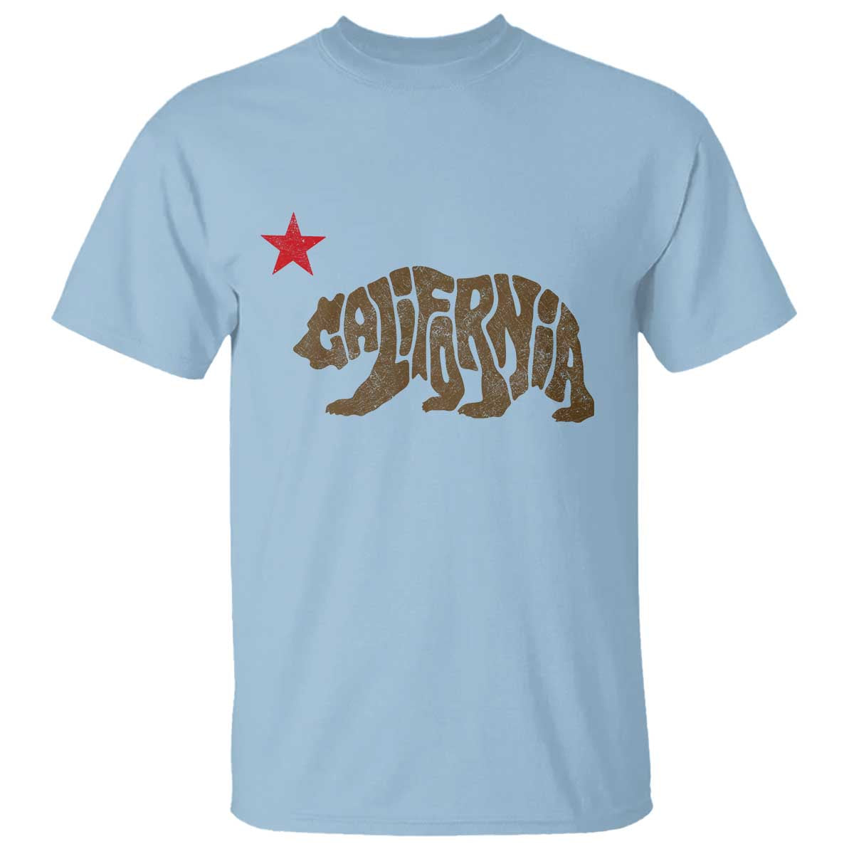 California The Golden State Bear Flag San Francisco T Shirt