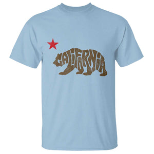 California The Golden State Bear Flag San Francisco T Shirt