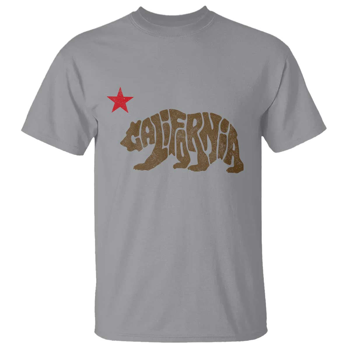 California The Golden State Bear Flag San Francisco T Shirt