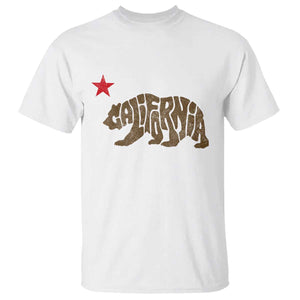 California The Golden State Bear Flag San Francisco T Shirt