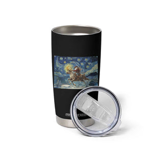 Cowboy Santa Starry Night Christmas Tumbler Cup TS14 Print Your Wear
