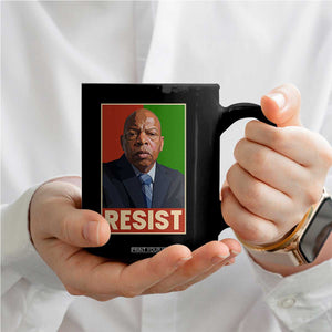 Resist Protest Civil Rights Coffee Mug John Lewis Black History TS14 Print Your Wear