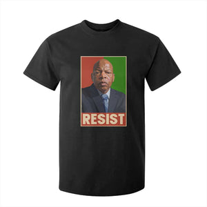 Resist Protest Civil Rights T Shirt For Kid John Lewis Black History TS14 Black Print Your Wear