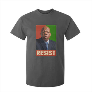 Resist Protest Civil Rights T Shirt For Kid John Lewis Black History TS14 Dark Heather Print Your Wear