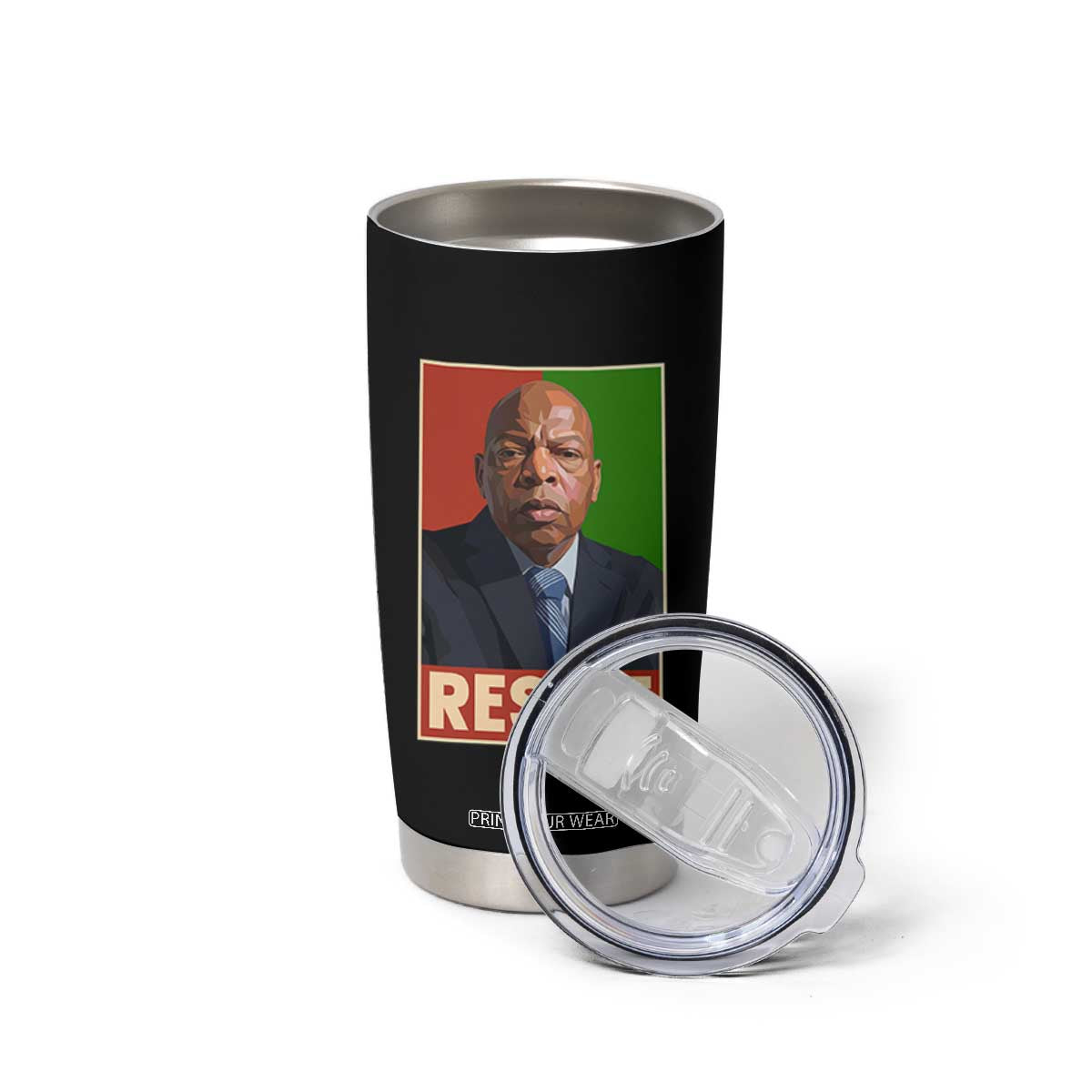 Resist Protest Civil Rights Tumbler Cup John Lewis Black History TS14 Print Your Wear