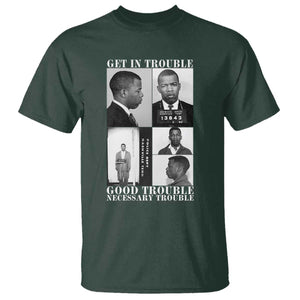 John Lewis Affrican American T Shirt Get in Good Necessary Trouble TS14 Dark Forest Green Print Your Wear