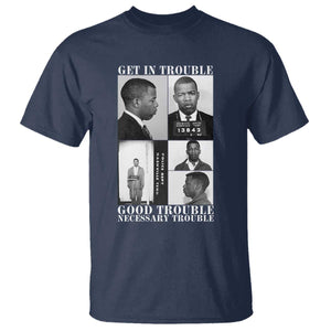 John Lewis Affrican American T Shirt Get in Good Necessary Trouble TS14 Navy Print Your Wear