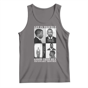 John Lewis Affrican American Tank Top Get in Good Necessary Trouble TS14 Deep Heather Print Your Wear