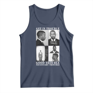 John Lewis Affrican American Tank Top Get in Good Necessary Trouble TS14 Navy Print Your Wear