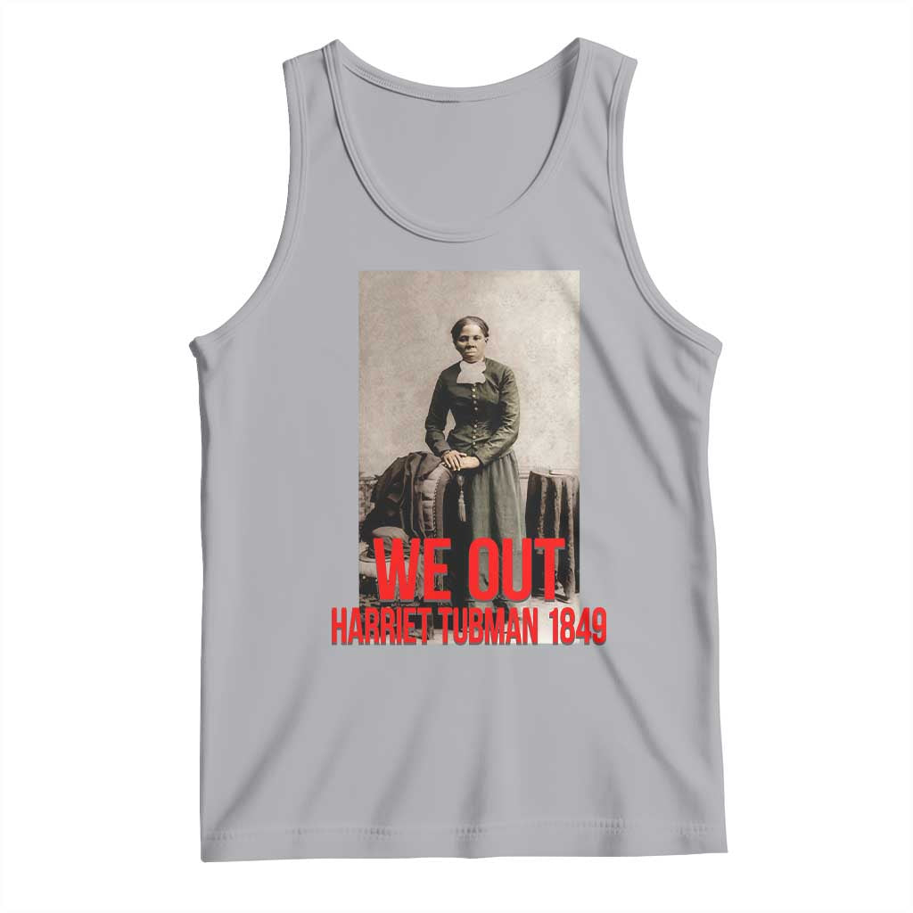 Harriet Tubman Quote Tank Top Black Woman History TS14 Athletic Heather Print Your Wear