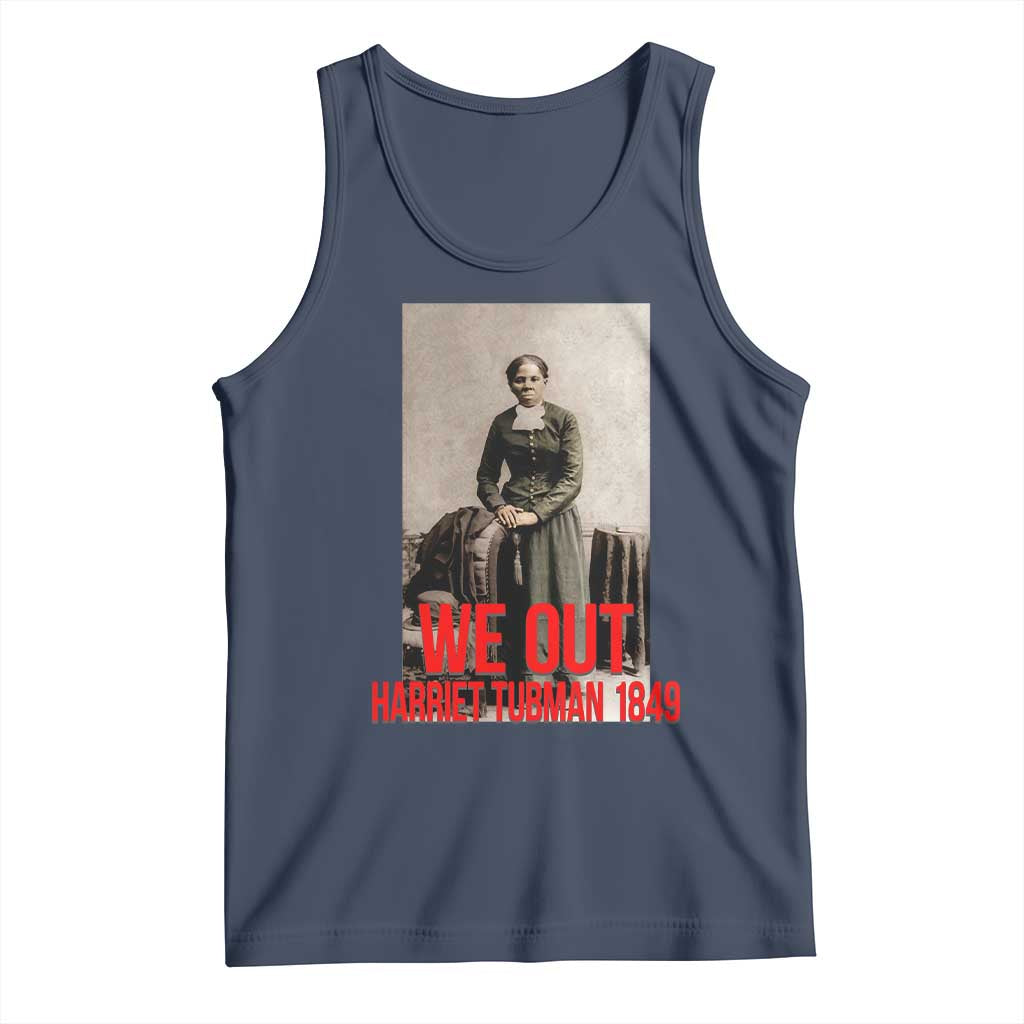 Harriet Tubman Quote Tank Top Black Woman History TS14 Navy Print Your Wear
