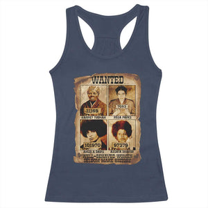 Black Woman History Racerback Tank Top Well Behaved Women Seldom Make History TS14 Navy Print Your Wear