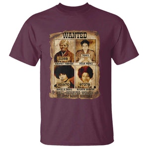 Black Woman History T Shirt Well Behaved Women Seldom Make History TS14 Maroon Print Your Wear