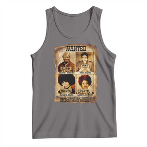 Black Woman History Tank Top Well Behaved Women Seldom Make History TS14 Deep Heather Print Your Wear