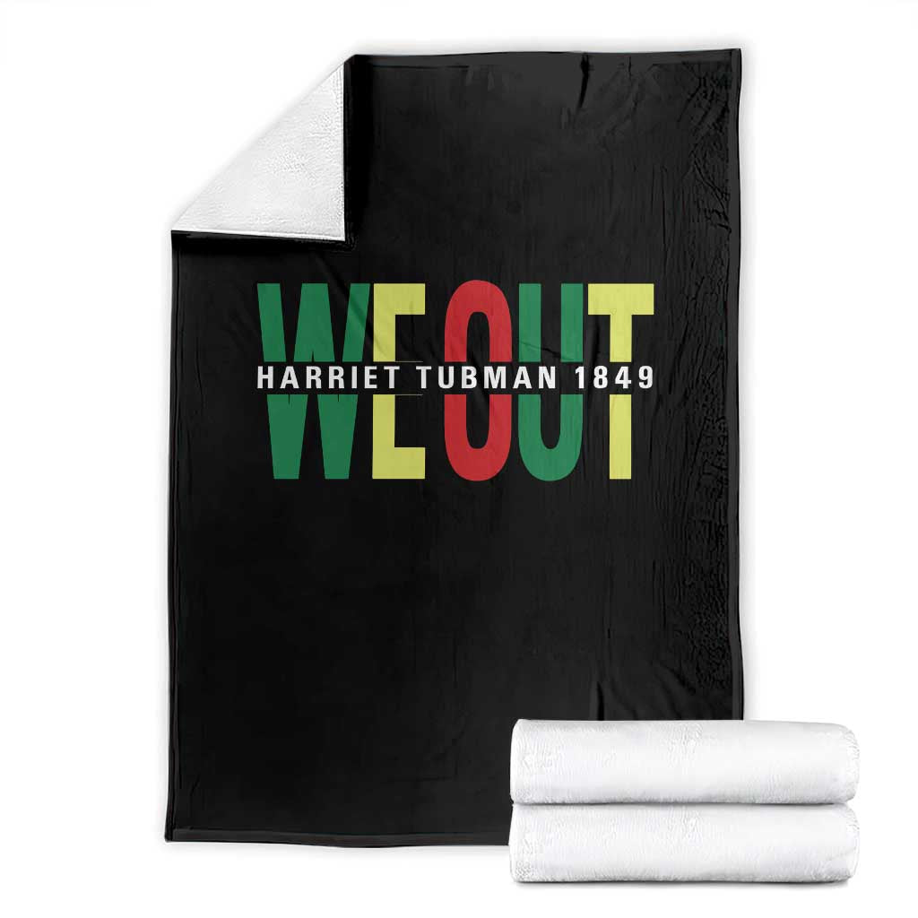 Harriet Tubman Quote Throw Blanket Black Woman American History Activist TS14 Black Print Your Wear