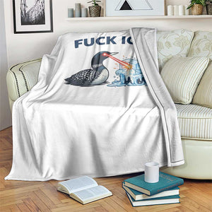 Minnesota Anti ICE Immigration Protest Ladies Throw Blanket Fuck Ice TS14 Print Your Wear