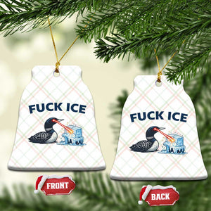 Minnesota Anti ICE Immigration Protest Ladies Ceramic Ornament Fuck Ice TS14 Print Your Wear