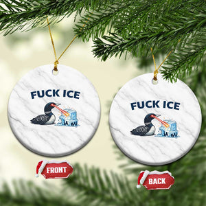 Minnesota Anti ICE Immigration Protest Ladies Ceramic Ornament Fuck Ice TS14 1pc White Marble Print Your Wear