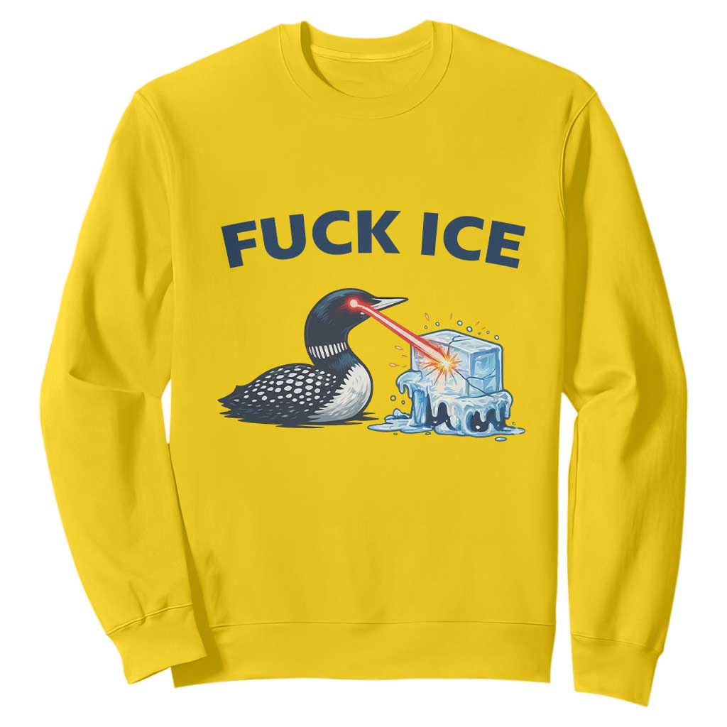 Minnesota Anti ICE Immigration Protest Ladies Sweatshirt Fuck Ice TS14 Daisy Print Your Wear
