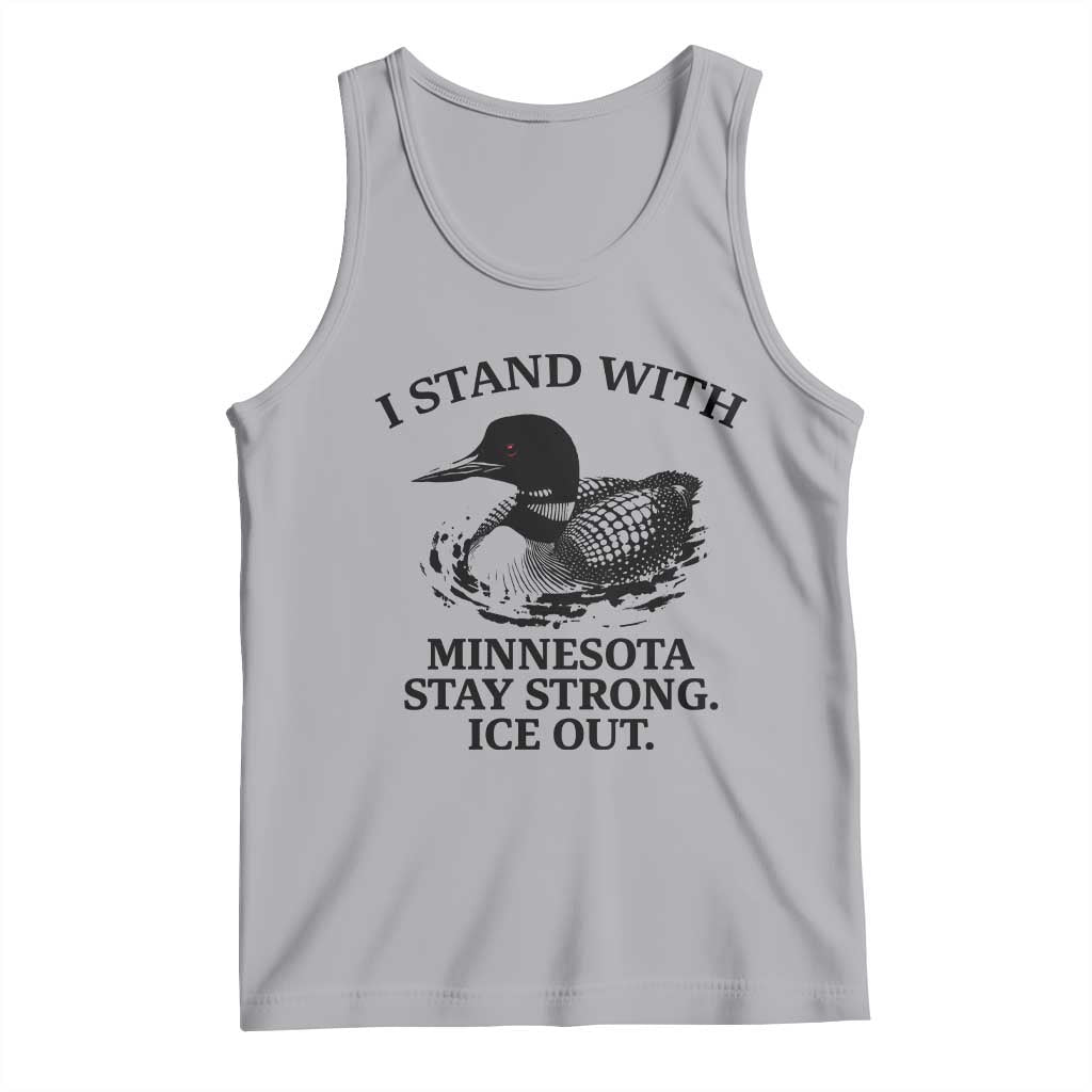 I Stand With Minnesota Tank Top Minnesota Anti ICE Immigration Protest TS14 Athletic Heather Print Your Wear