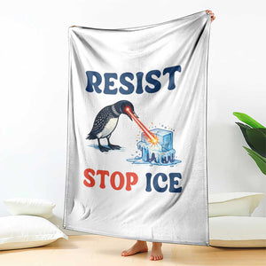 Stop ICE Throw Blanket Minnesota Resist Anti ICE Immigration Protest TS14 Print Your Wear