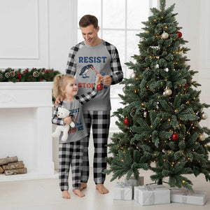 Stop ICE Plaid Pajama Set Minnesota Resist Anti ICE Immigration Protest TS14 White Plaid Print Your Wear