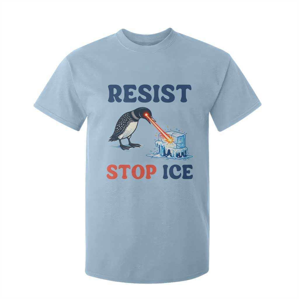 Stop ICE T Shirt For Kid Minnesota Resist Anti ICE Immigration Protest TS14 Light Blue Print Your Wear
